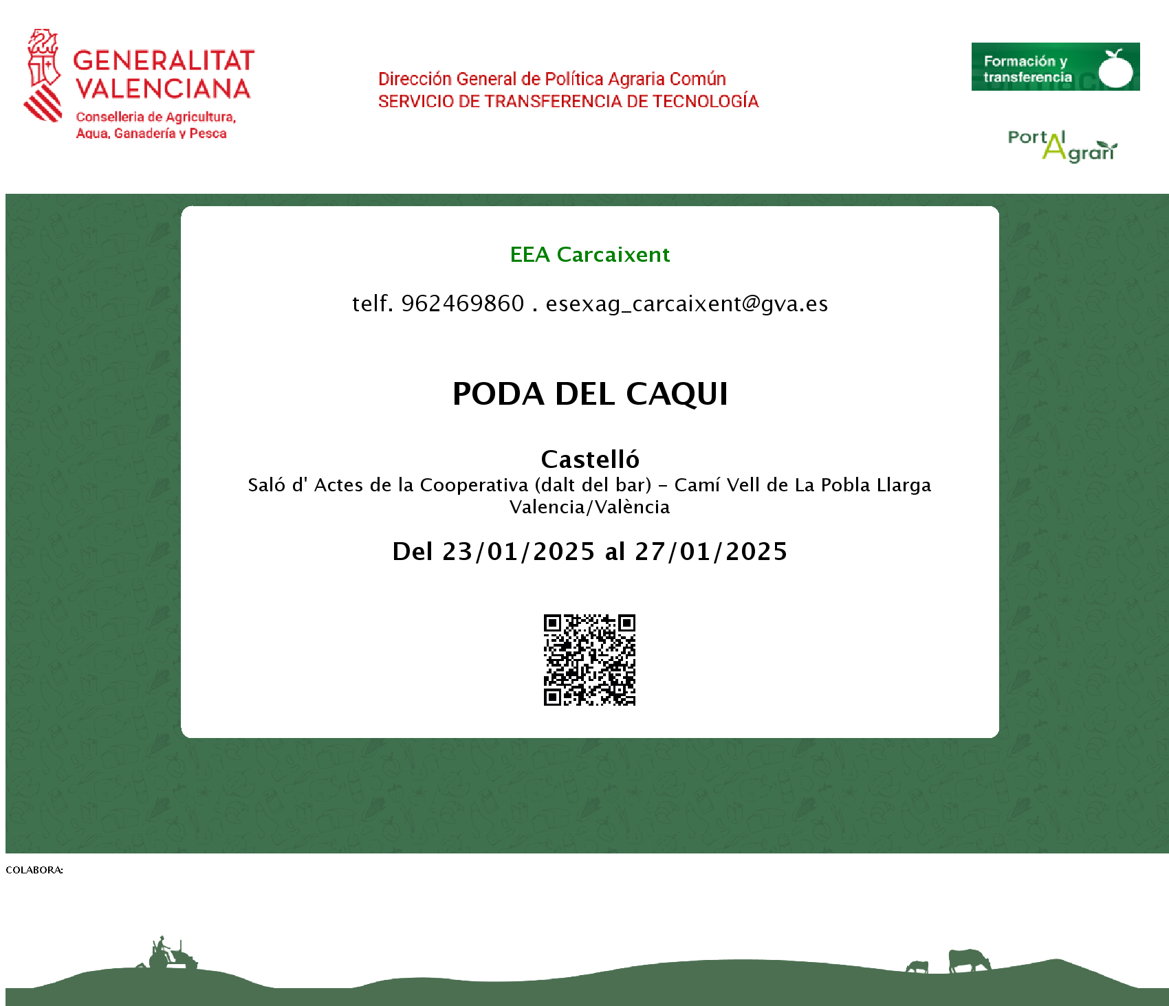  PODA DEL CAQUI (del 23 al 27 de enero)